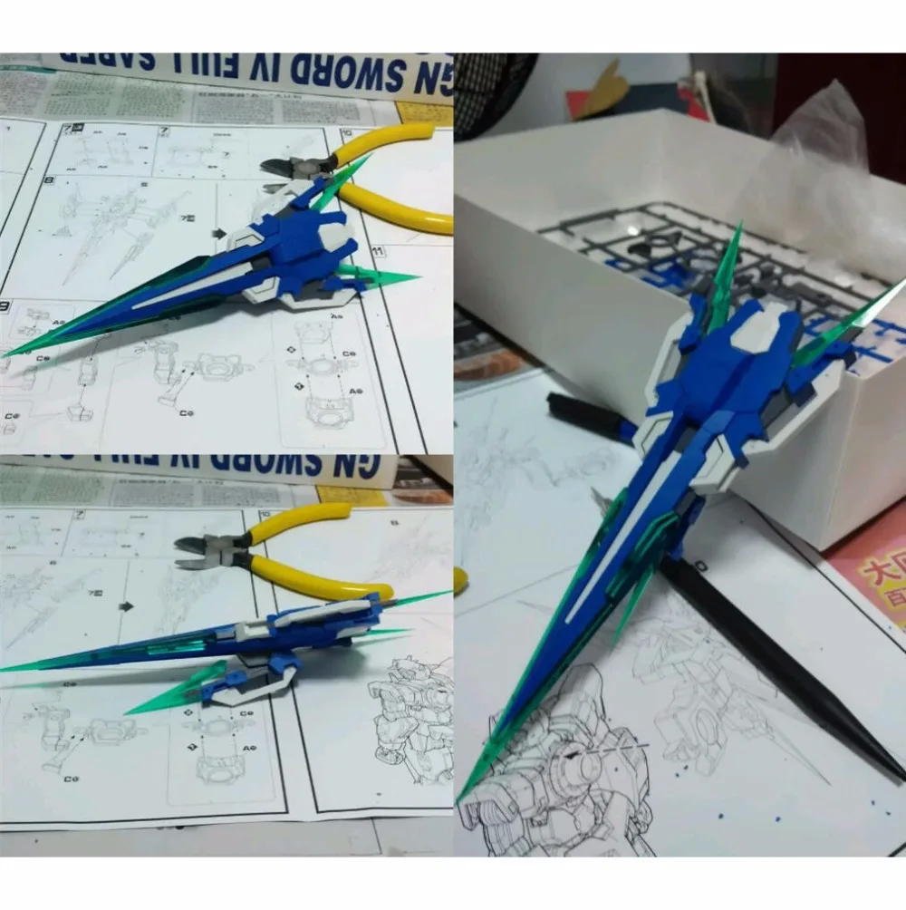 BTF меч GN IV полный Saber для Bandai MG 1/100 GNT 0000 00Q Gundam|saber|saber cosplaysaber sword |