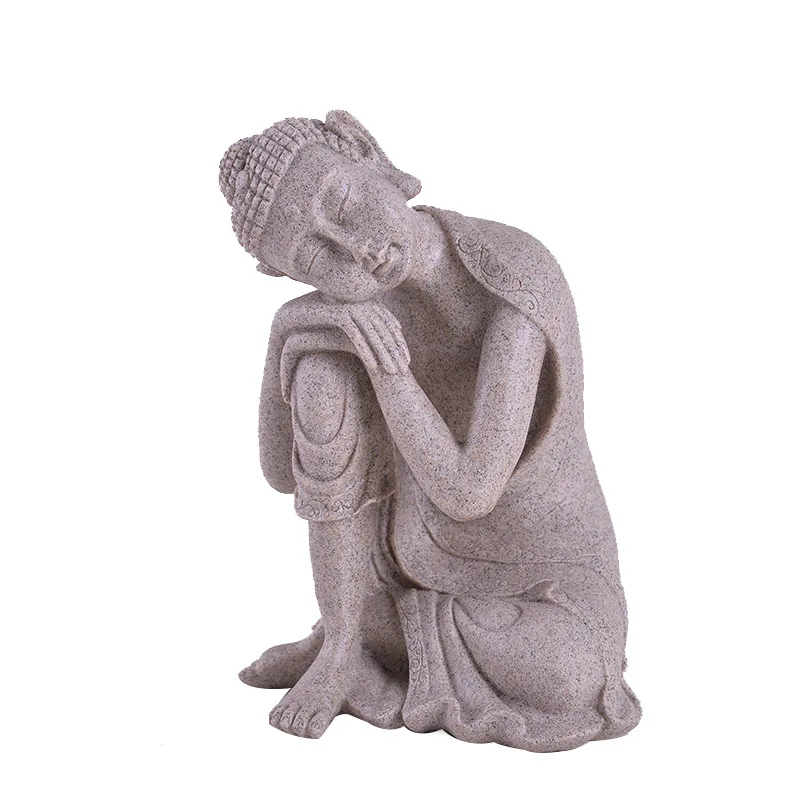 Буф Песчаник статуя Будды из мультфильма Холодное сердце сад большой Размеры