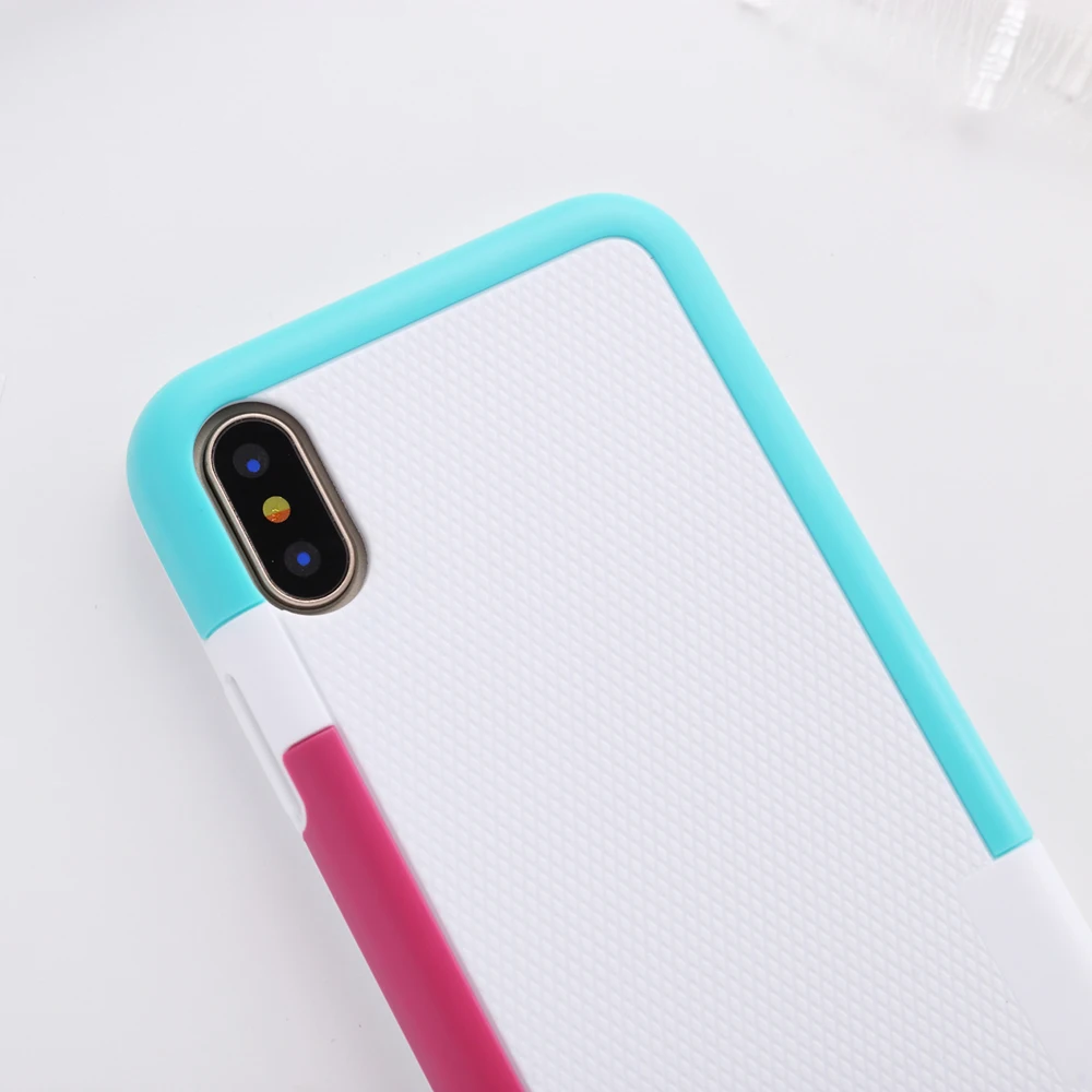 Для iphone X чехол для iphone 7/plus двойной цвет Ударопрочный силиконовый+ PC ударопрочный чехол для задней крышки для Apple iphone 6 6splus веревка