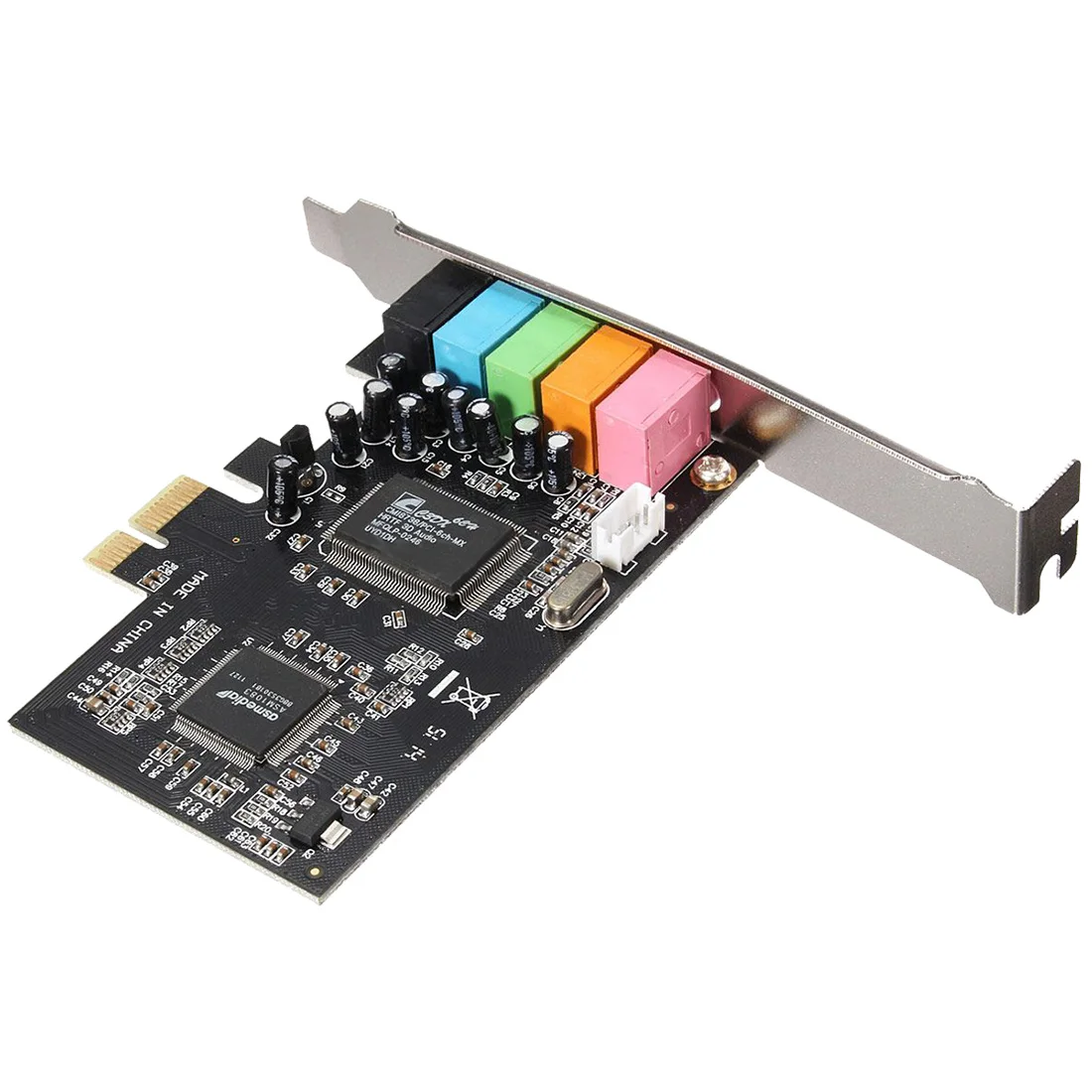 Звуковая карта PCI E 5 1 6 портов CMI8738 cinema stereo Surround Sound card|sound card|surround sound cardcmi8738 card |
