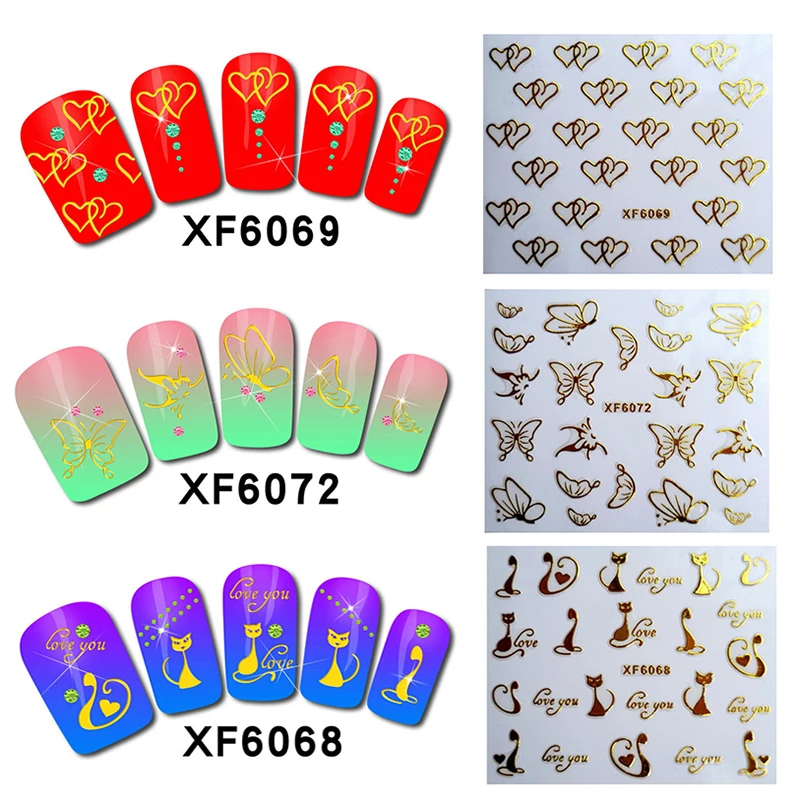 1 шт. декоративная аппликация для ногтей|nail polish stickers|foil stickerpolish stickers |