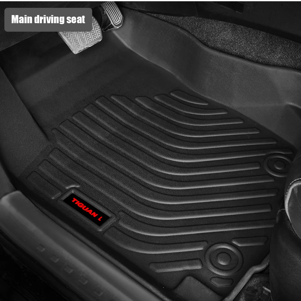 Atreus 1 комплект TPE автомобильный коврик для ног для Volkswagen Tiguan 2010 2011 2012 2013 водонепроницаемые аксессуары для ковров