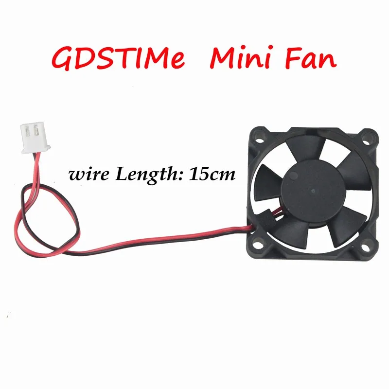 Gdstime 2 шт. DC 5 в 35x35x10 мм двойной шар 3510 2Pin маленький Бесщеточный вентилятор