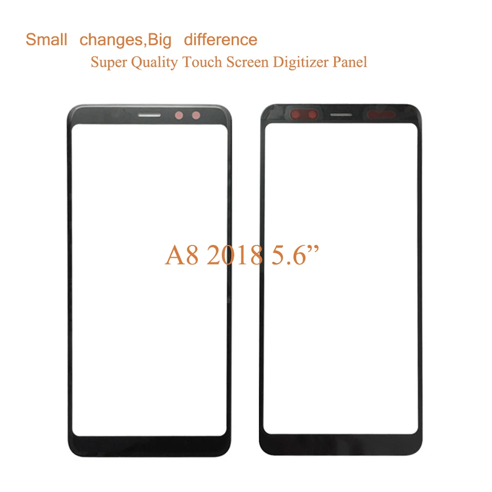 Передняя стеклянная панель для Samsung Galaxy A8 Plus 2018 сенсорный экран A530 внешнее стекло