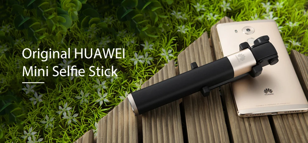 Оригинальная Проводная селфи-палка HUAWEI Mini с кабелем 6 сегментов Выдвижная Портативная Складная селфи-палка держатель монопод для телефона
