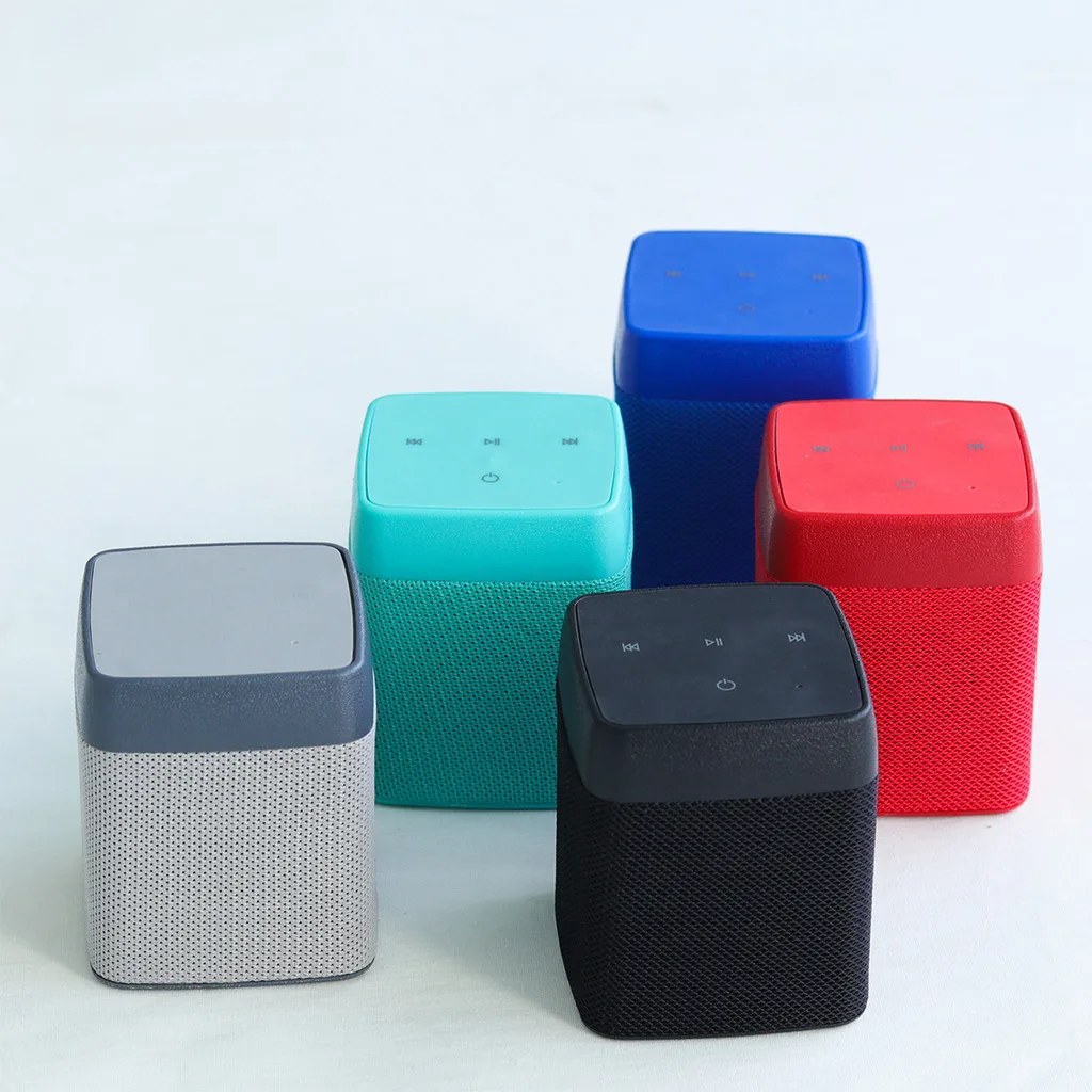 Беспроводной кожаный мини динамик VOBERRY с bluetooth квадратная портативная карта