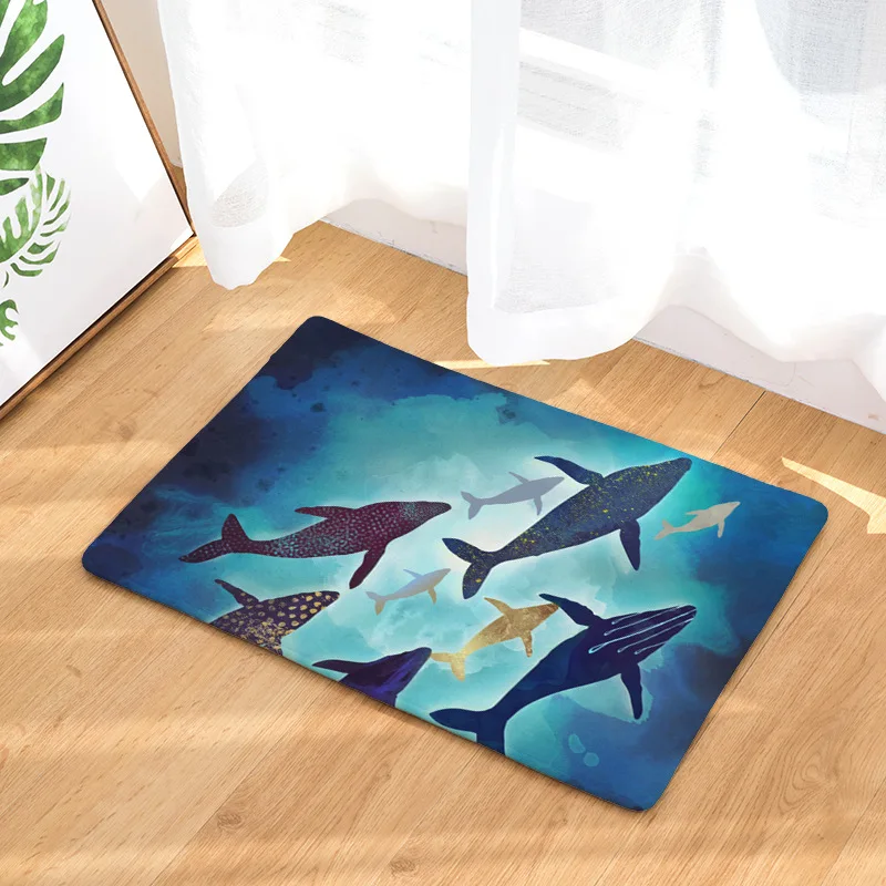 CAMMITEVER Акула Чайка Фламинго Лошадь Животное спальня Напольный Коврик