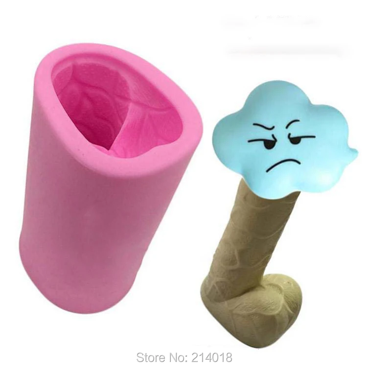 Сексуальная форма для пениса торта силиконовая мужского полового органа мыло