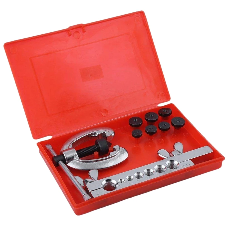 Brake &amp Air Line Double Flaring Tool 10Pc Kit Water Gas Automotive Plumbing |