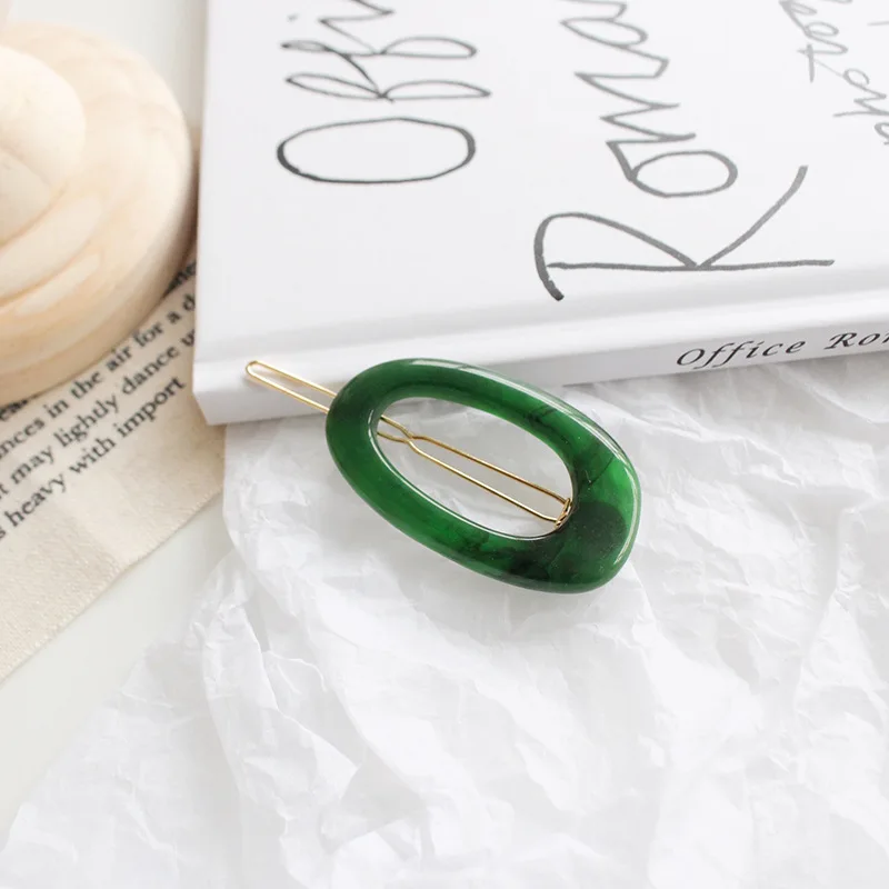 Женская заколка для волос однотонная Геометрическая резиновая 1 шт. аксессуары в