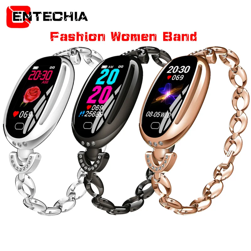Smart Bracelet Women Activity Fitness Tracker Heart Rate Monitor Blood Pressure IP68 Waterproof Wristband Female Smartwatch | Электроника