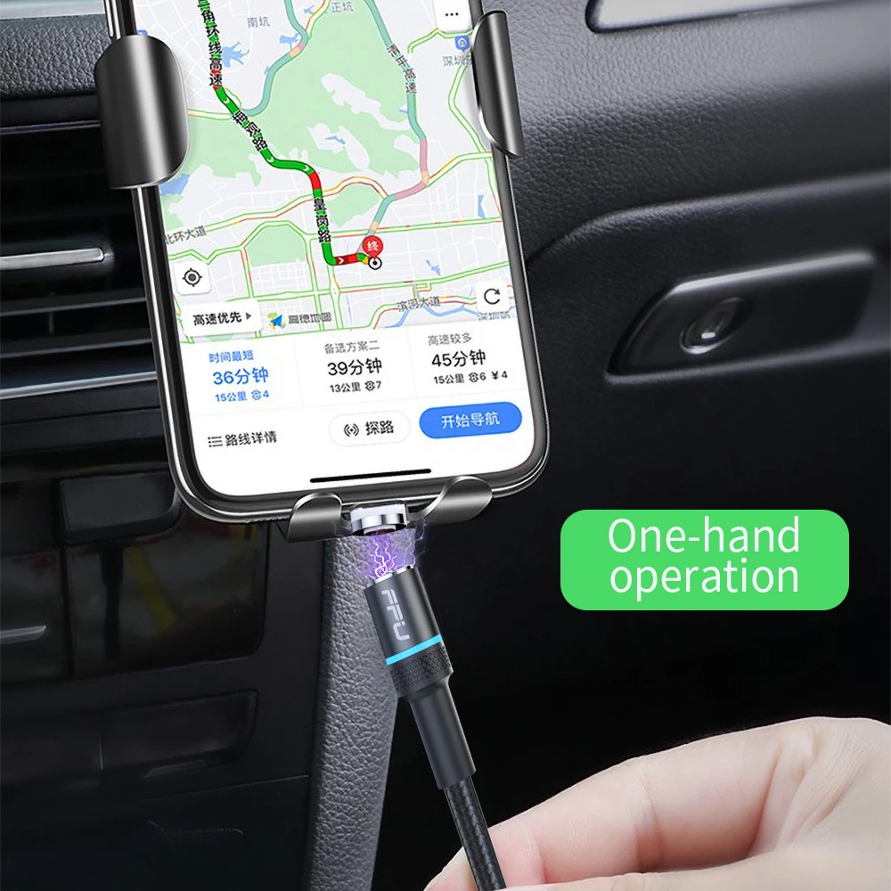 Магнитный кабель FPU USB Type C/Micro/Lightning для телефонов iPhone/Android 3A 1/2 м|Кабели мобильных