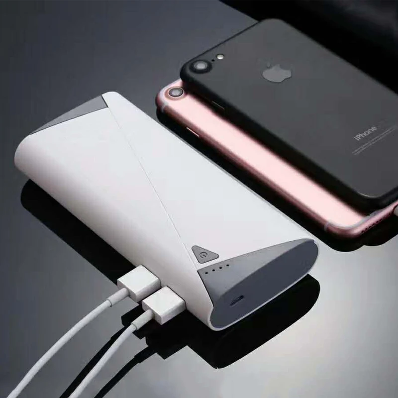 Мощность Bank 12000 mAh Портативный зарядное устройство для смартфона внешний Батарея