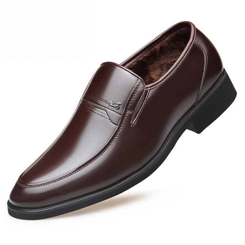 

Mens Dress Shoes Spring Leather Comfortable Brand Social Fashion Men Social Shoe #MS8116112