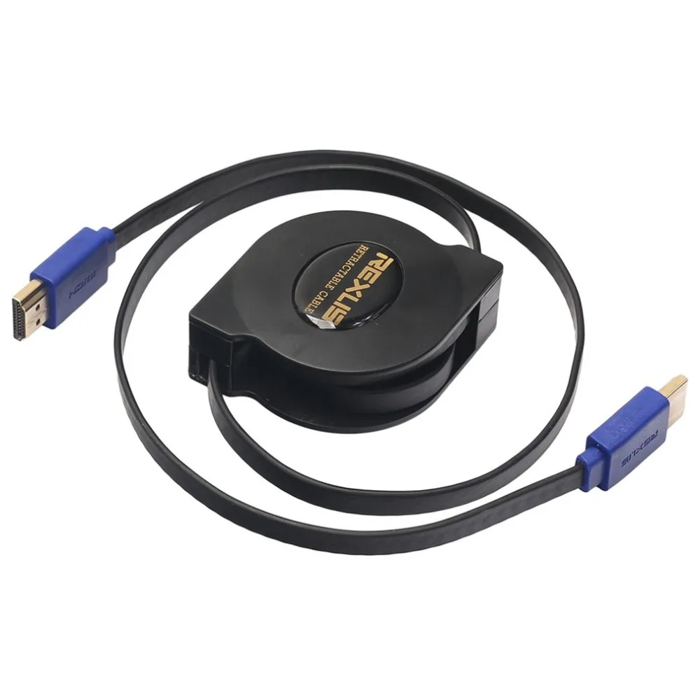 Кабель HDMI плоский выдвижной медный кабель HDMI 1,4 5 Gps Поддержка 3D дисплей для проектора dvd-плеер ЖК-телевизор