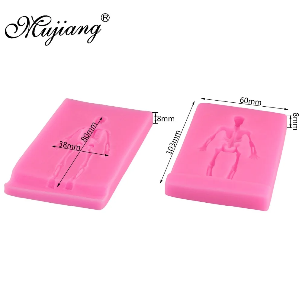 4 шт. силиконовые формы для украшения черепов и гробов на Хэллоуин помадка