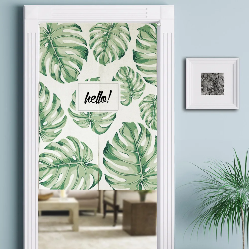 Здравствуйте цветы милый кролик лист бабочки Тропическое растение японский