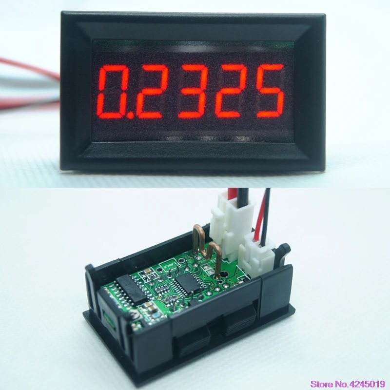 Новинка 0,3" 5 цифр 0-3.0000A/0-50,000ma DC Амперметр цифровой измеритель тока панель Встроенный шунт