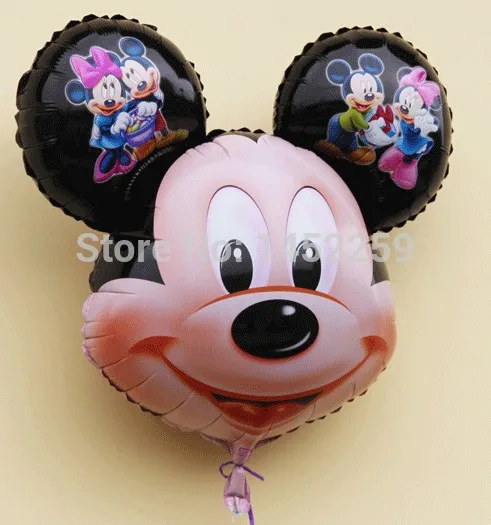 Бесплатная доставка XXPWJ 5 шт./лот шары из алюминиевой пленки с головой Микки для