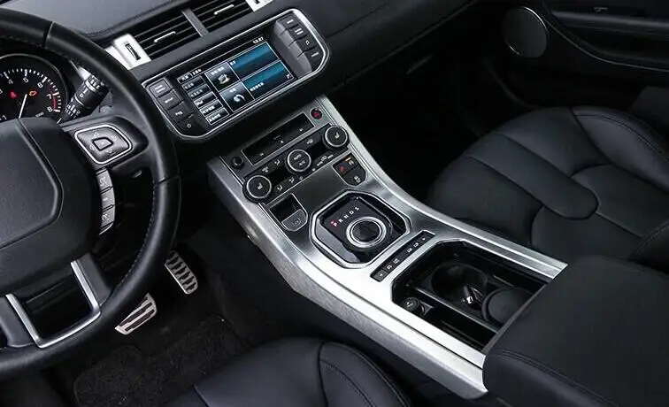 Для Range Rover Evoque 2013 2016 аксессуары центральной консоли Шестерни Панель ABS хром