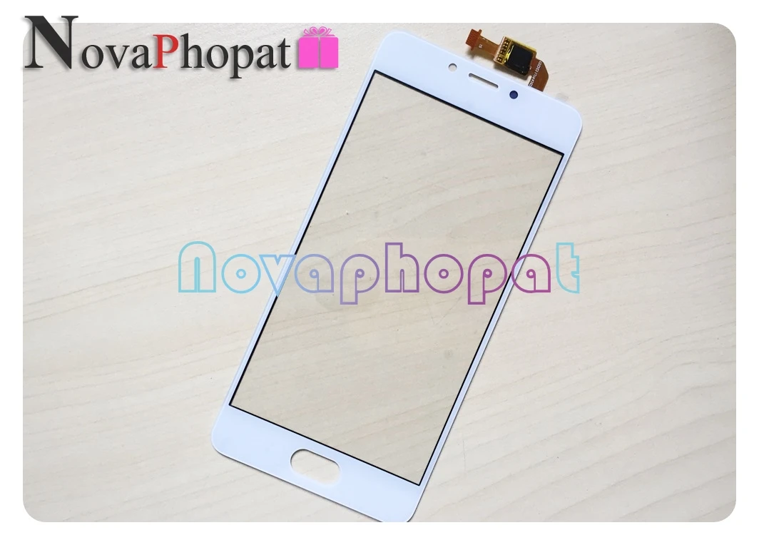 Novaphopat черный/белый сенсор для Meizu M5C/Meilan 5C/M5s M5 S сенсорный экран дигитайзер стеклянная панель Замена+ отслеживание