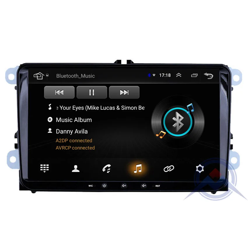 Android 9 0 Автомобильный мультимедийный плеер DVD для Volkswagen Golf Polo Tiguan Passat b7 b6 SEAT leon Skoda