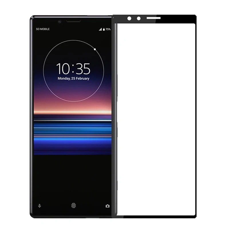 Защитное стекло для Sony Xperia 1 10 plus закаленное с полным покрытием премиум soni xperia