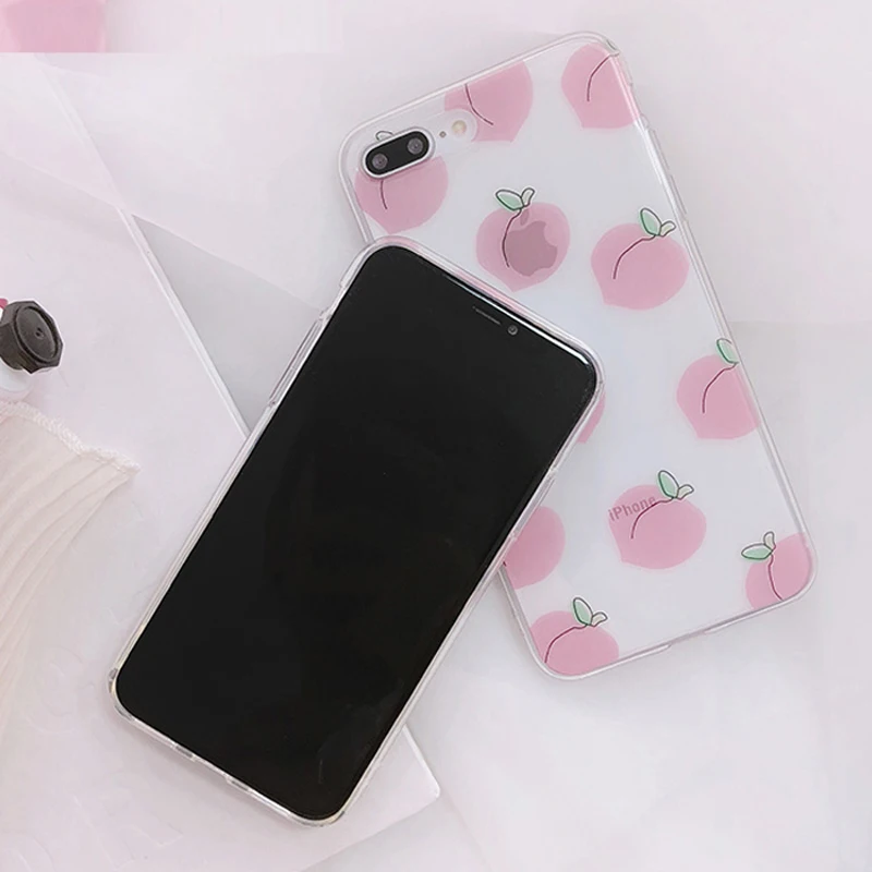 WOTP для iphone 7 мягкий ТПУ чехол X 6 6S 8 Plus модная летняя крутая задняя крышка |