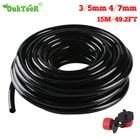 Садовая капельная труба 35 мм 47 мм, шланг из ПВХ, система полива, система полива для теплиц, для орошения 5 м10 м15 м