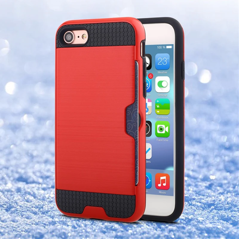 Роскошный корейский матовый гибридный защитный чехол для capinhas iPhone 7 7plus 6 6s plus