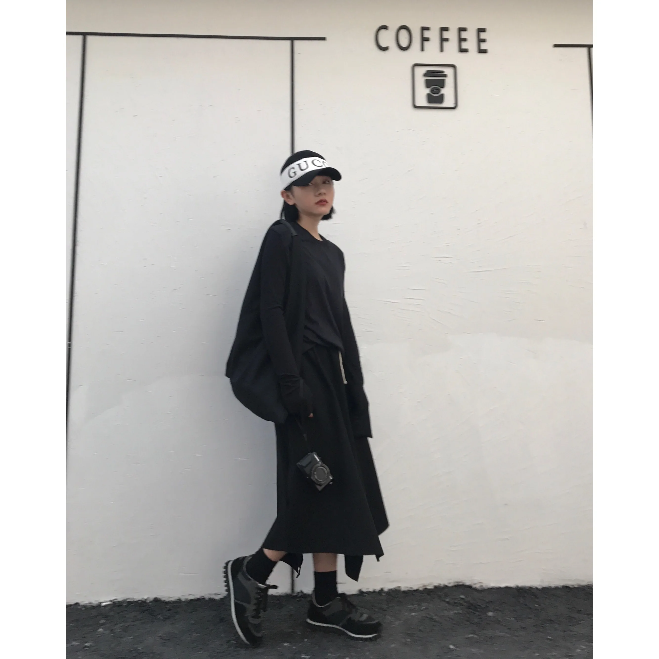 HISUELY New Arrival Large Casual Patchwork Handbags Black Canvas Bag Stitching Shoulder Portable Diagonal Package For Women