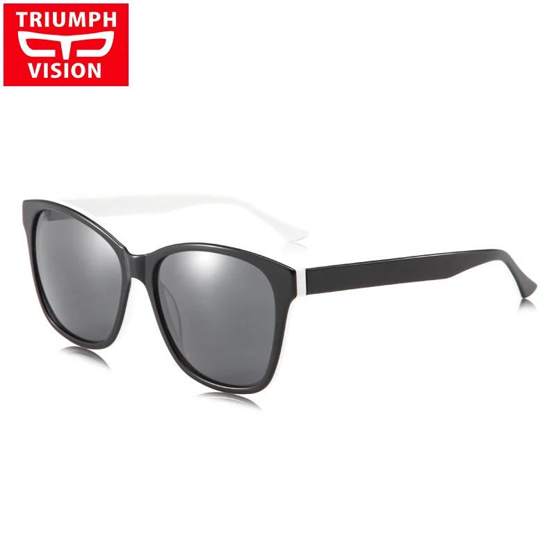 Солнцезащитные очки TRIUMPH VISION женские поляризованные темные в большой оправе