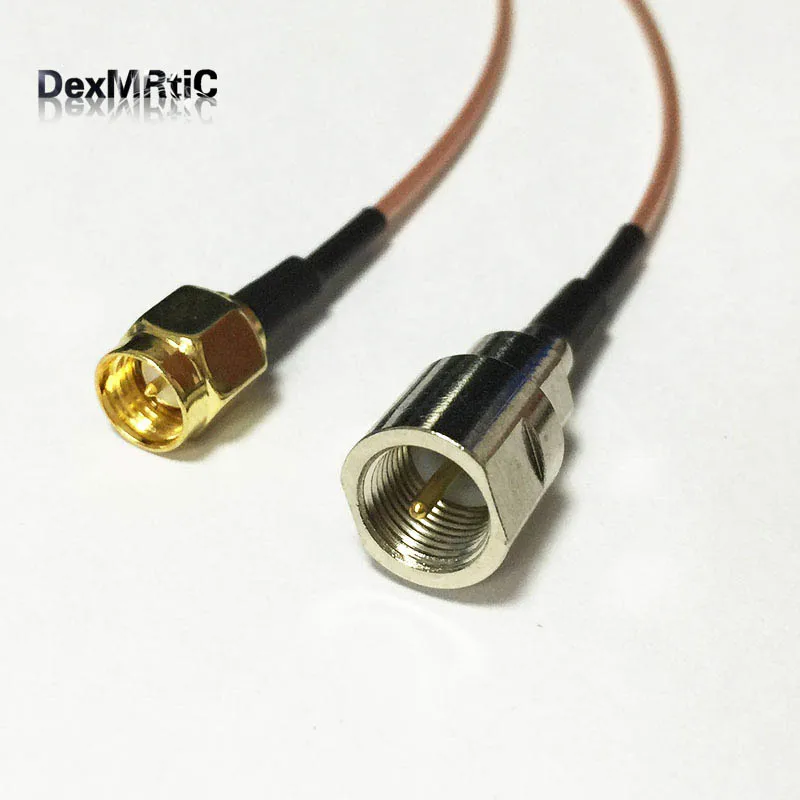 1 шт. коаксиальный кабель с разъемом SMA типа папа на Коннектор FME RG178 15 см/50 см/100