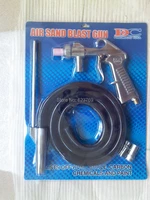 rzz air sandblaster nozzle gun kit with extra 5 nozzles replacement for sand blasting cabinet