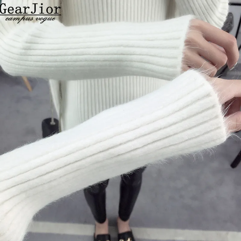 Новинка 2017 Лидер продаж женские на осень-зиму длинная стильная водолазка вязать