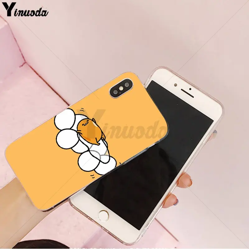 Yinuoda Милый gudetama ленивое яйцо новое поступление чехол для мобильного телефона Apple