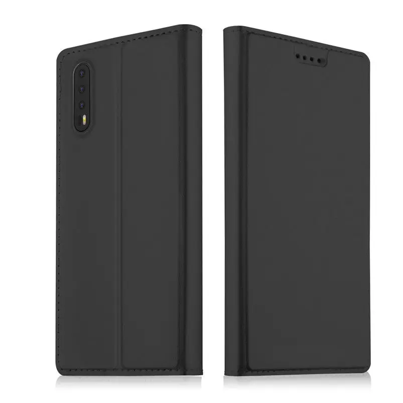 Для huawei P20 P20 Lite P20 Pro Чехол DUX DUCIS роскошный Флип кожаный бумажник-книжка чехол для huawei mate 10 Lite чехол для телефона - Цвет: Черный