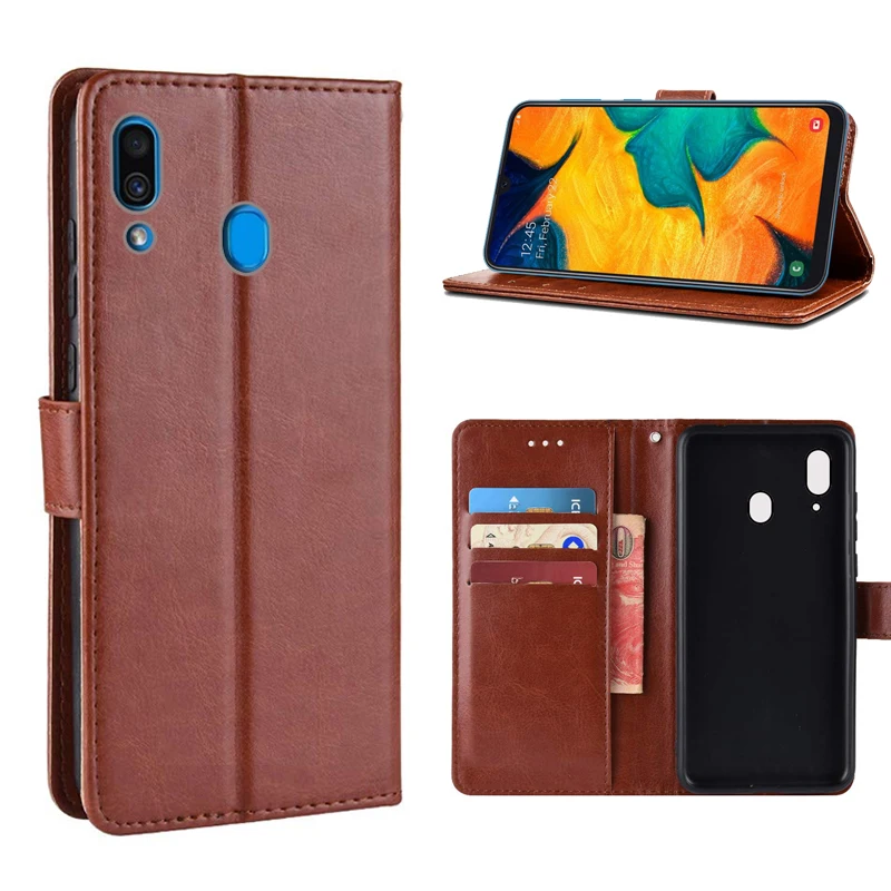 Для Samsung Galaxy A30 Чехол чехол флип для телефона из искусственной кожи A305F A305 A 30 A10 A50