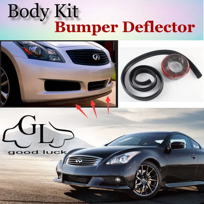 

Бампер для Infiniti G Series G20 G35 V35 G25 G37 Q40 Q60, передний спойлер для тюнинга автомобиля/комплект кузова/юбка в полоску