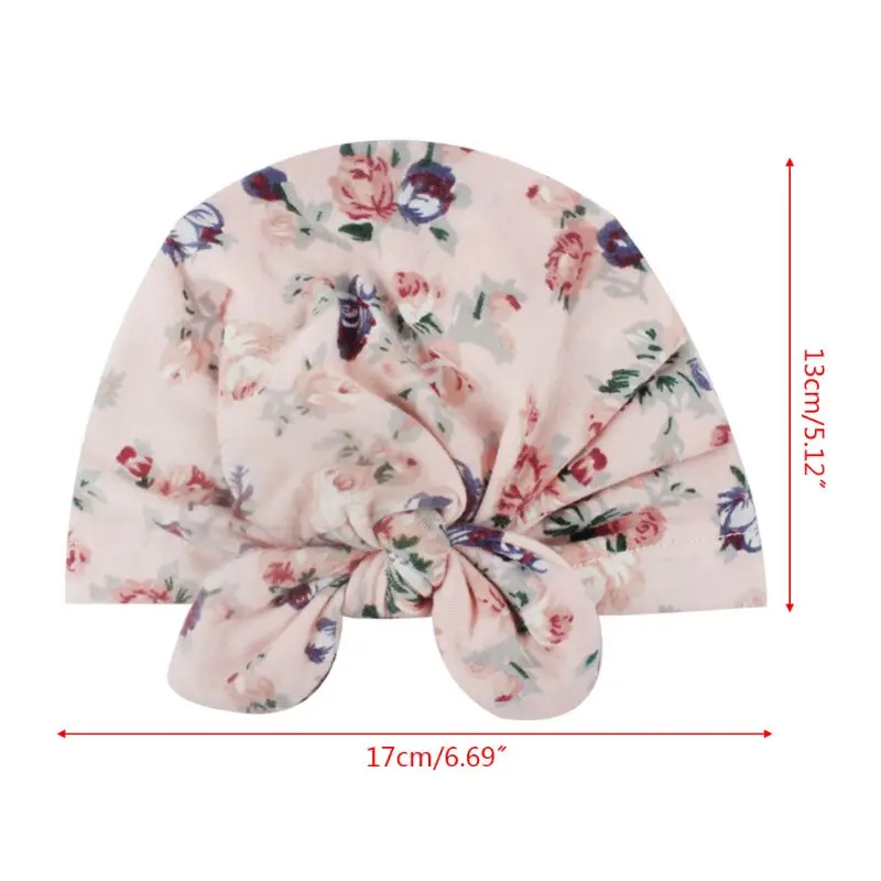 Fashion Baby Hat Solid Turban Kids Girls Sun Elastic Caps 4 Style Cap Bow Tie Infant Accessories | Детская одежда и обувь