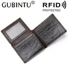 GUBINTU RFID заблокированный кожаный анти-магнитный мужской кошелек с RFID-защитой мужской кошелек с отделением для карт мужские бумажники с держателем для карт и фотографий