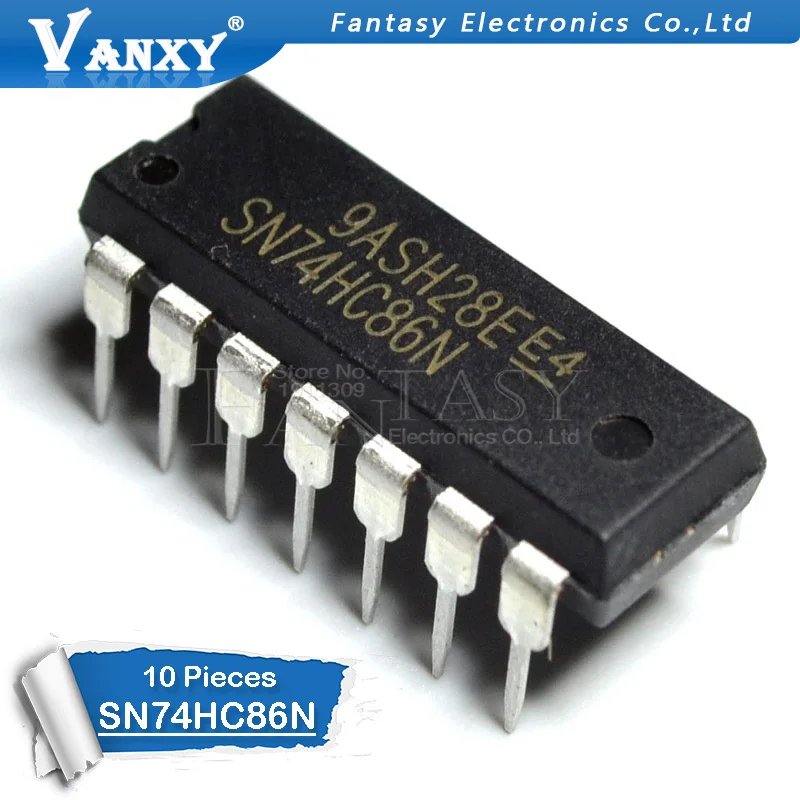 10 шт. SN74HC86N DIP14 SN74HC86 DIP 74HC86N 14 74HC86 Новый и оригинальный IC|ic dip|dip ic |
