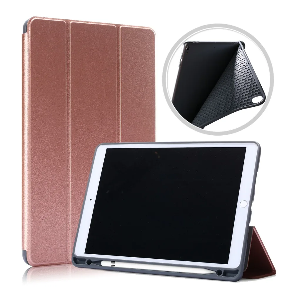 Кожаный чехол-книжка для iPad Air 3, 10, 5, смарт-чехол с держателем для сна, для iPad Pro 10,5 '', задняя подставка, капа, Fundas+ стилус
