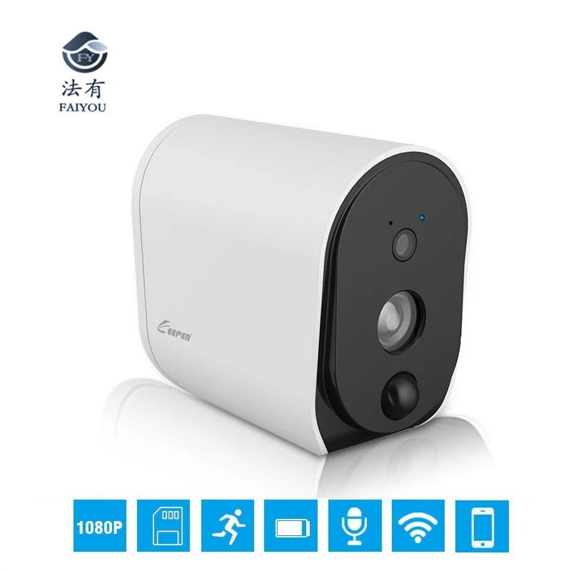 Низкое энергопотребление батарея WIFI камера использовать Tosee Plus Ссылка с Alexa Google