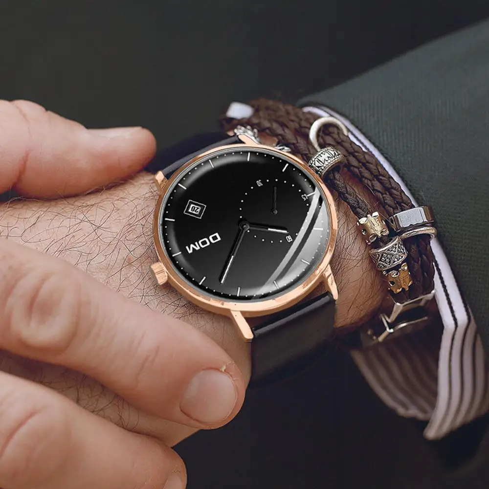 Мужские наручные часы reloj hombre водонепроницаемые с сетчатым ремешком