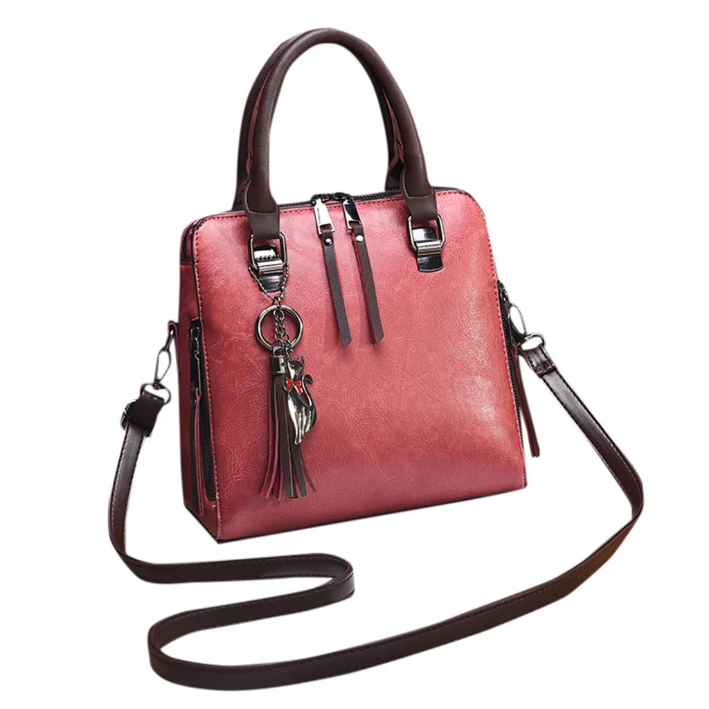 2019 летние современные женские модные простые одноцветные Сумки на одно плечо