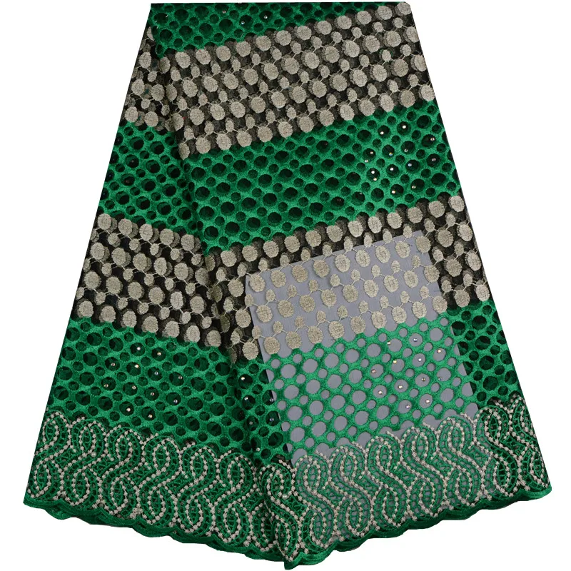Зеленый африканский тюль кружевная ткань 2017 французская высокого качества с