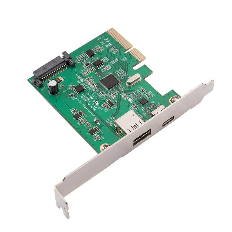 H1111Z PCI Express к USB3.1 USB-C + Type-A карта контроллера хоста до Gen-II 10 Гбит/с повышенной
