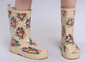 Free shipping Boots Children's shoes summer Boys rubber shoes Children's Rain boots Baby Boys shoes Children boots Boy shoes 15 - Цвет: Слоновая кость