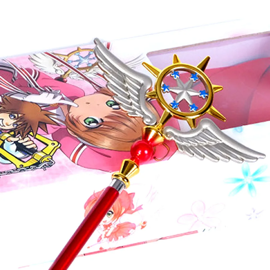 Cardcaptor Sakura Kinomoto волшебная палочка для косплея реквизит аксессуары аниме оружие |